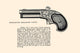 Illustrated page from a book on the history of guns poster print.