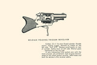 Historical Guns Illustrated Poster Print showcasing the evolution of firearms.
