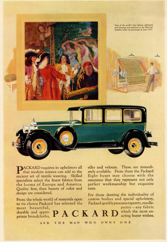 Packard Automobile Magazine Advertisement Poster Print