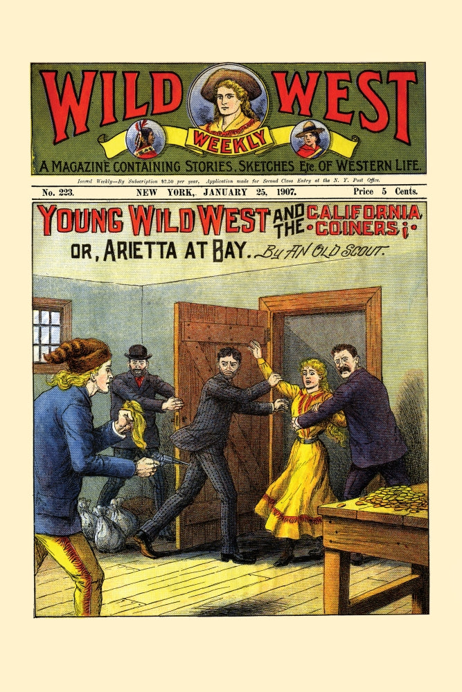 California Coiners Poster Print by Frank Tousey showcasing vibrant colors and vintage charm.