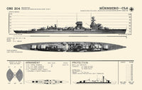 Recognition Pictorial Manual of Naval Vessels Poster Print featuring detailed nautical illustrations.