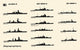 Recognition Pictorial Manual of Naval Vessels Poster Print showcasing various naval ships.