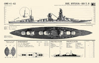 Recognition Pictorial Manual of Naval Vessels Poster Print showcasing detailed illustrations of naval vessels.