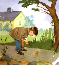 Time For Tommy Poster Print by Imogene M. McPherson, a children's tale illustrating Christian values.