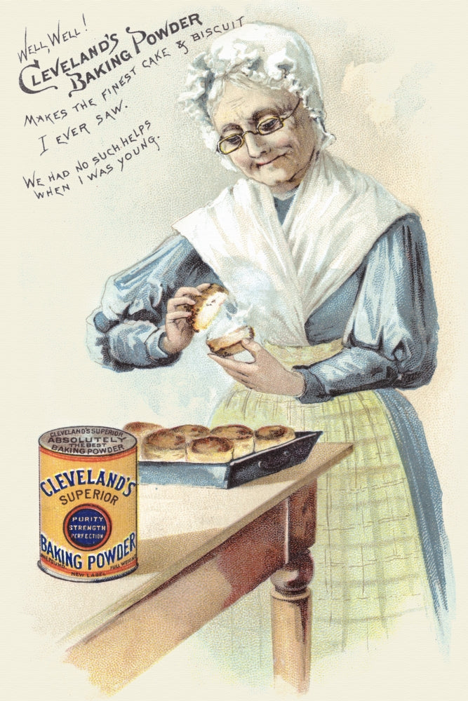 Cleveland's Baking Powder Victorian Trade Card Poster Print