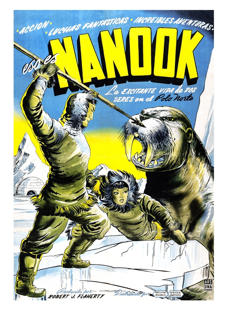 Nanook of the North Movie Poster Print by Robert J. Flaherty