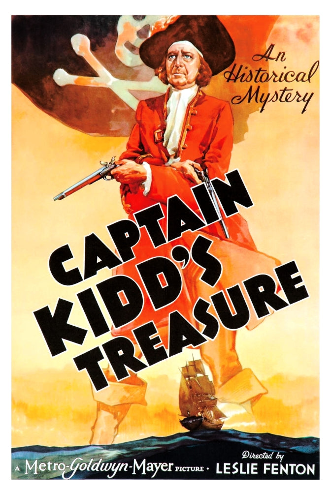 Captain William Kidd 1938 Documentary Film Poster Print