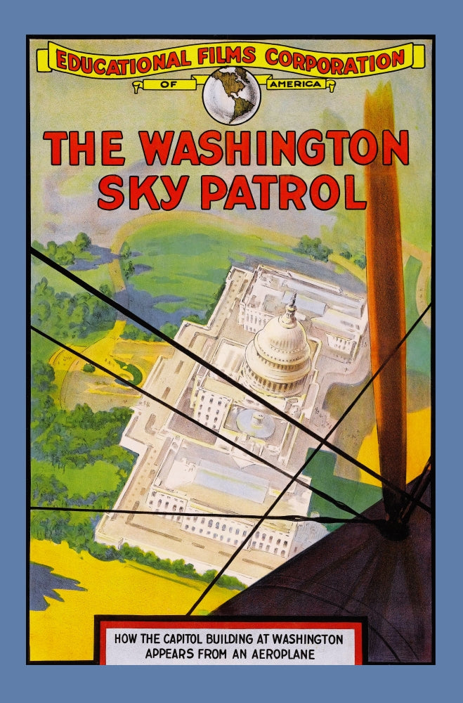 The Washington Sky Patrol 1918 Documentary Poster Print