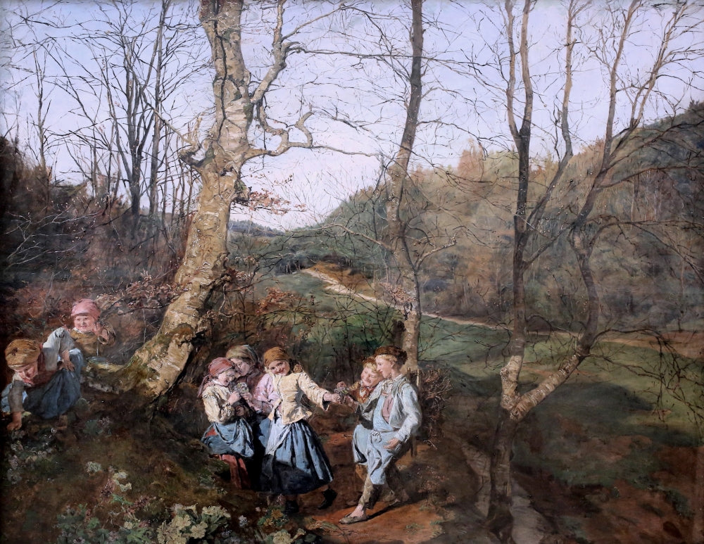 Spring in the Vienna Woods Poster Print by Ferdinand Georg Waldmüller