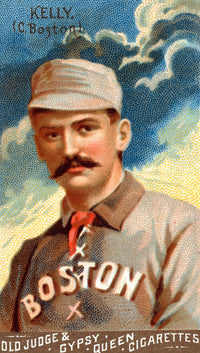 King Kelly Baseball Poster Print featuring the Boston Beaneaters catcher.