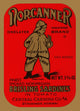 Vintage Norwegian Sardines Label Poster Print showcasing retro design.