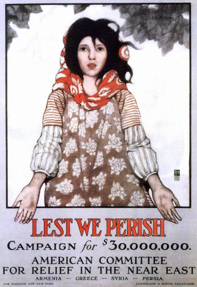 Young Girl with Outstretched Hands Poster Print showcasing joy and innocence.