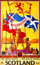 Scotland First Macbraynes Guide 1939 Edition Poster Print showcasing vintage travel art.