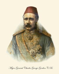 Gordon, Major General Charles George 1887 Poster Print