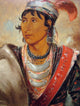 Seminole Indian Poster Print by George Catlin, showcasing Native American heritage