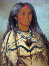 George Catlin Native American Maiden Poster Print on premium paper.