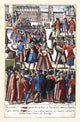 Dress of Venetian Men and Ladies Singers and Comics in the Piazza San Marco Poster Print by Franco Giacomo.