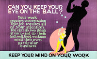 Colorful motivational art print by Mather & Company, 1920s design.