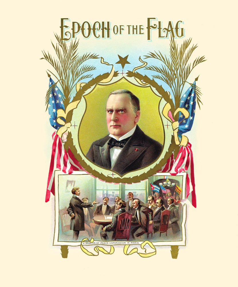 Spanish-American War Commemorative Label Poster Print