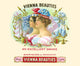 Patriotic Ladies Tobacco Label Poster Print featuring two elegant women in red, white, and blue.