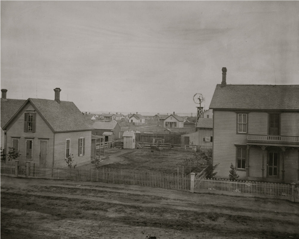 Denver, Colorado 1880s Town Scene Poster Print