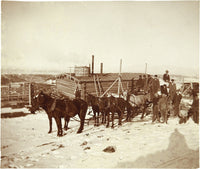 Grand Encampment Stagecoach poster print from the late 1800s