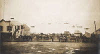 Docks at Nome Alaska with ships poster print artwork