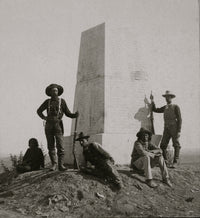 Custer Monument with Curley historical stereo view poster print by F. Jay Haynes