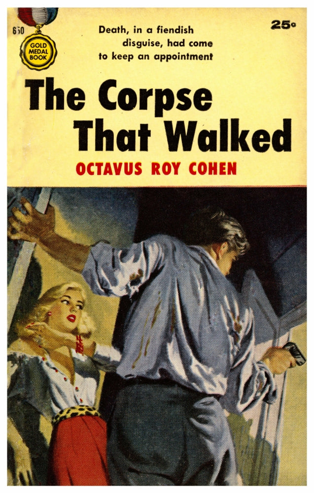 The Corpse that Walked paperback cover poster print featuring Octavus Roy Cohen