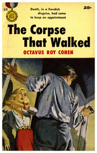 The Corpse that Walked paperback cover poster print featuring Octavus Roy Cohen