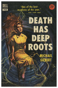 Death Has Deep Roots paperback cover poster print