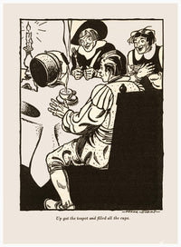 Up Got the Teapot and Filled All the Cups Illustration by Frank Dobias