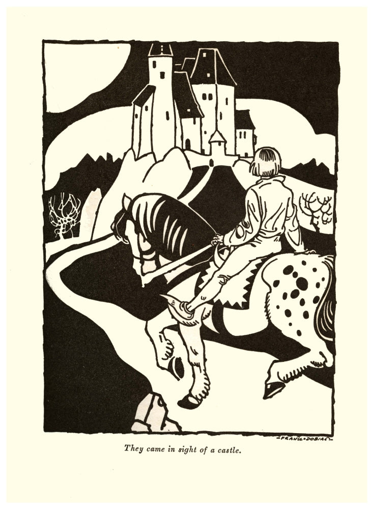 Illustration from The Gypsy Story Teller by Frank Dobias - Poster Print