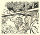 Troll under a bridge illustration from Stories that Never Grow Old by Hauman.