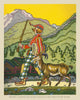The Boy Started for Home poster featuring illustration from 'Stories that Never Grow Old' by George Hauman & Doris Holt Hauman.