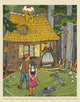 Come Inside and I'll Give You Something to Eat poster print by George and Doris Hauman, colorful illustration from children's book.