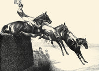 Black, Bay, and Chestnut Horse Print by C.W. Anderson