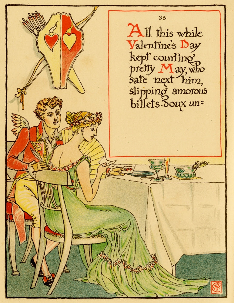 Walter Crane Masque of Days Illustration Art Print (18x24)