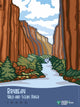 Bruneau Wild and Scenic River Poster Print showcasing rugged landscapes and serene waters.