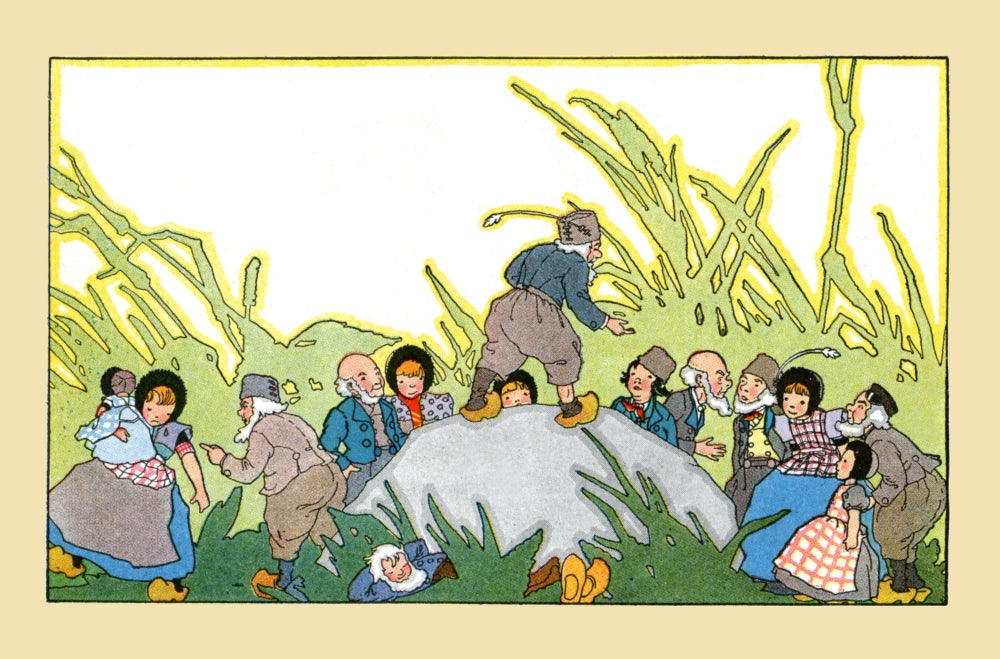 The Gnomes of Holland Meeting in the Rushes Poster Print