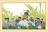 The Gnomes of Holland Meeting in the Rushes Poster Print