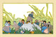 The Gnomes of Holland Meeting in the Rushes Poster Print
