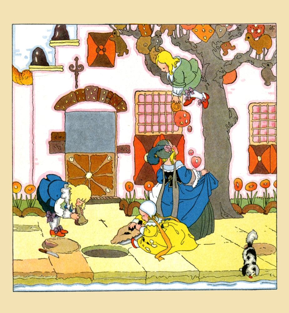 Four Children in a Land of Sweets Poster Print by Maud & Miska Petersham