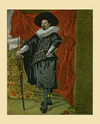 Illustrated portrait of Willem van Heythuysen by Maud & Miska Petersham poster print