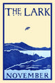 A Bird Flies Over a Landscape Poster Print by Florence Lundborg, showcasing a serene scene with a bird above a picturesque landscape.