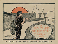 A Man Carries a Net and an Oar Poster Print showcasing adventure and exploration.