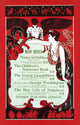 A woman holding a jester's hand with an eagle watching - poster print