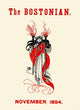 A Woman Holding Two Torches Poster Print