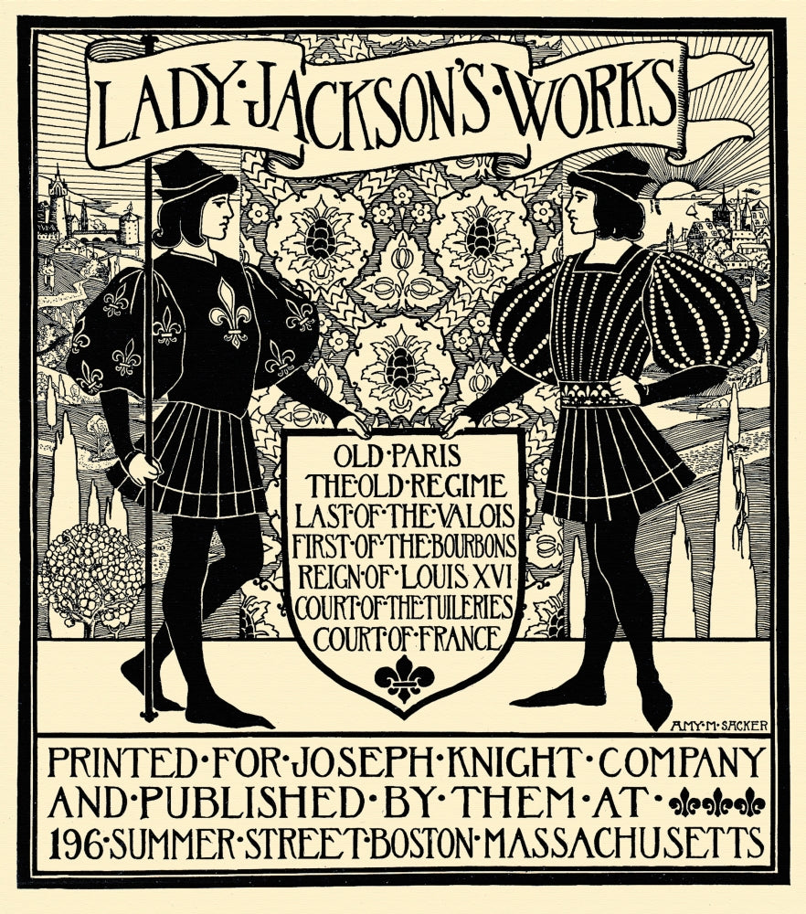 Two Men Stand Looking at Each Other Poster Print by Amy M. Sacker