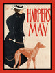 A Woman with a Dog Art Print by Edward Penfield